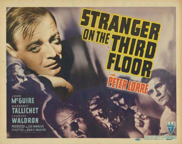 STRANGER ON THE THIRD FLOOR PETER LORRE