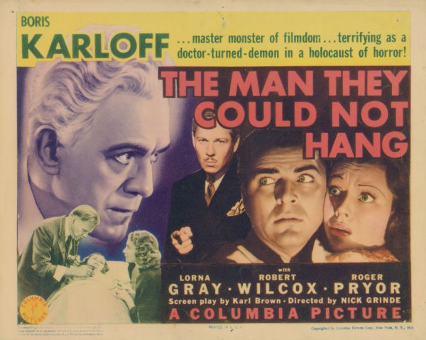 MAN THEY COULD NOT HANG, THE BORIS KARLOFF