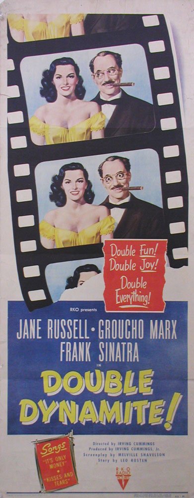 DOUBLE DYNAMITE GROUCHO MARX, JANE RUSSELL
