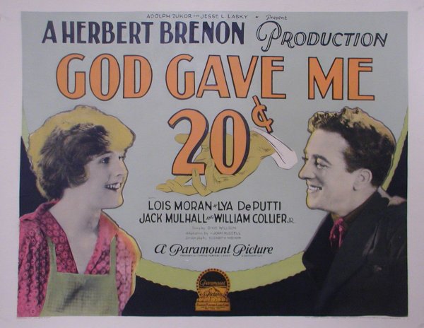 GOD GAVE ME 20 CENTS LOIS MORAN
