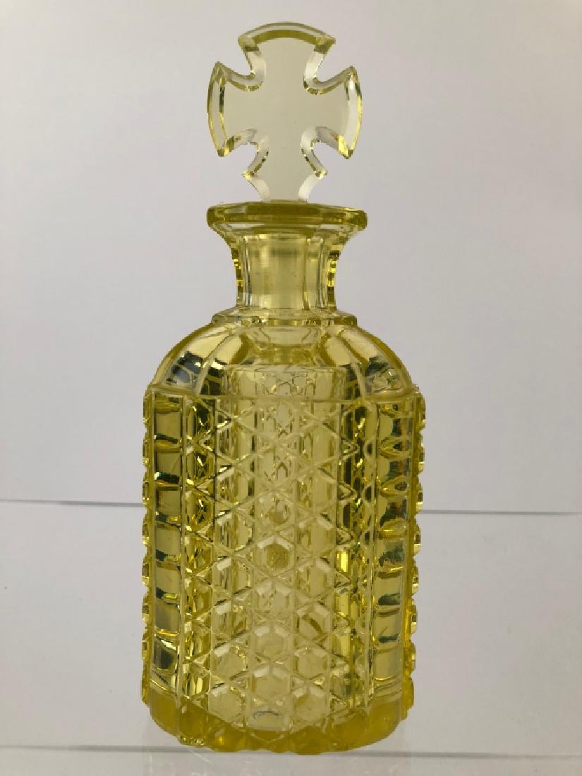 NE Glass Canary Yellow Perfume Bottle (1 of 9)
