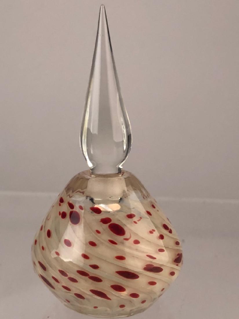 Stephen Foster Hand Blown Glass Perfume Bottle (1 of 6)