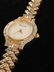 Elegant Ladies Bulova 14k Gold Link Diamond Watch - 3