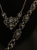1940's Vintage Coro Blue Stone 4pc. Jewelry Set - 13