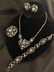1940's Vintage Coro Blue Stone 4pc. Jewelry Set