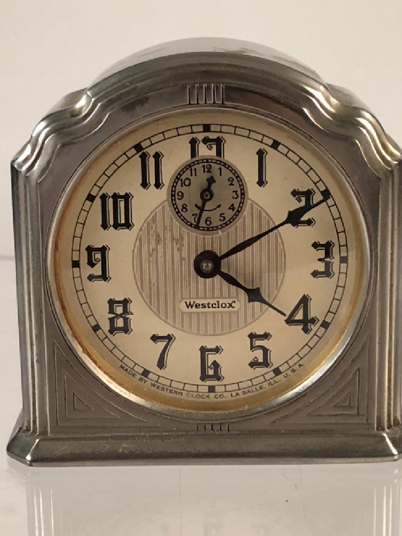 Wonderful "WestClock " Art Deco Alarm Clock (1 of 7)