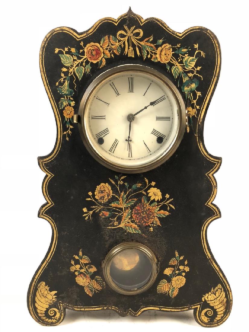 Cast Iron Gold Stencil E.O.Goodwin Shelf Clock (1 of 9)