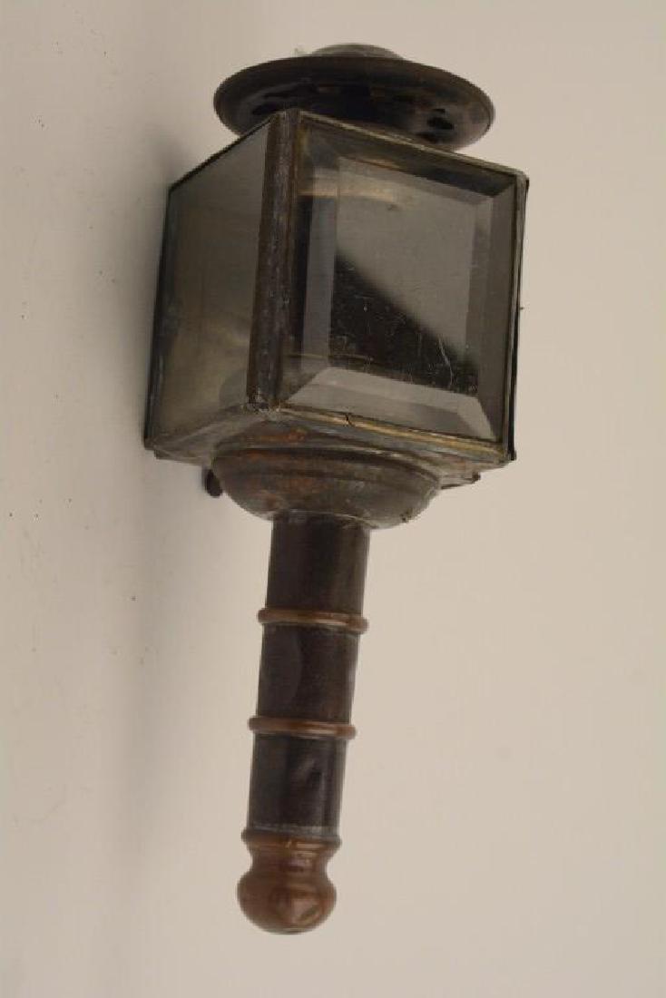 Antique Beveled Glass Carriage Buggy Oil Lantern (1 of 14)