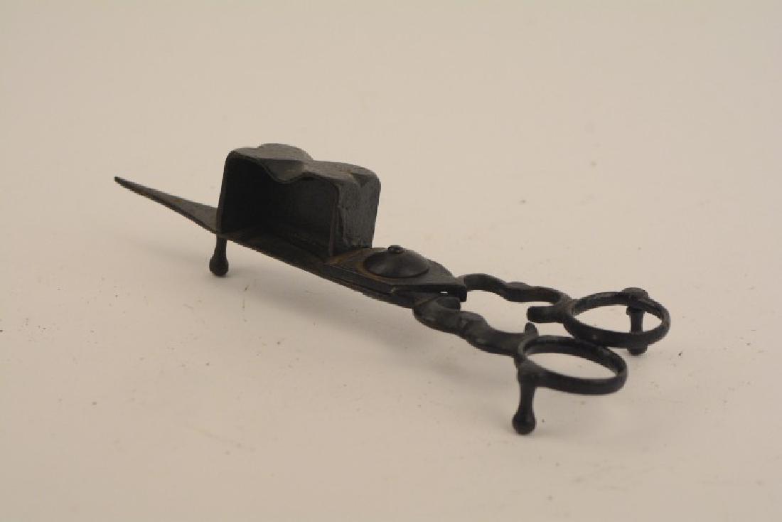 Antique Cast Iron Candle Snuffer Wick Trimmer (1 of 4)
