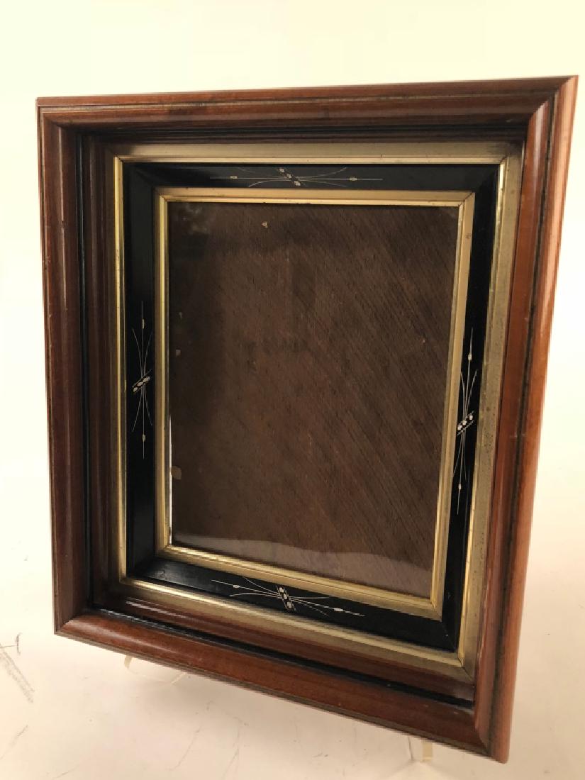 Eastlake Victorian Walnut Ebonized Picture Frame