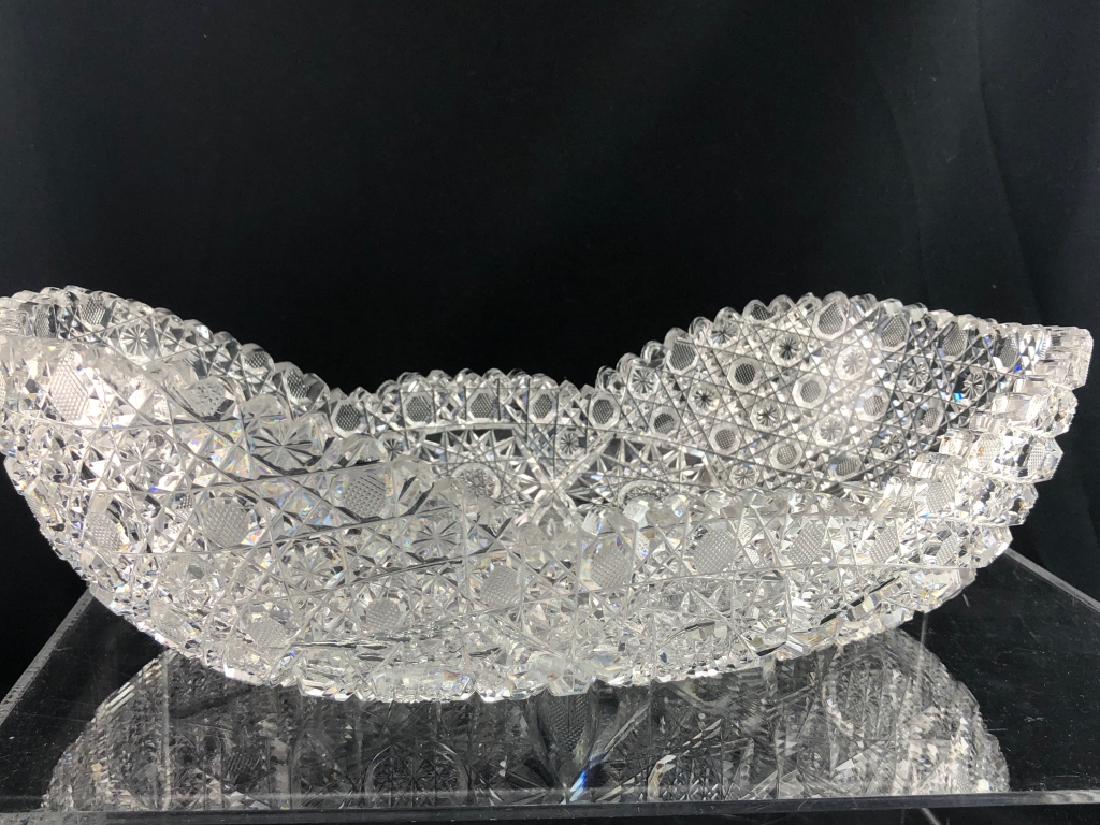 Rare ABP FIne Cut Glass Cane Kidney Shape Dish (1 of 17)