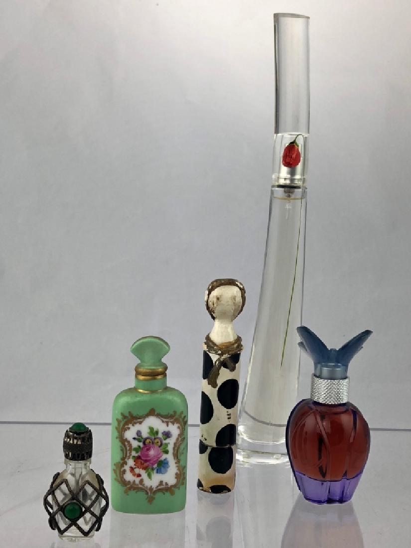 Lot of 5 Perfume Bottles & Curious Holders (1 of 18)