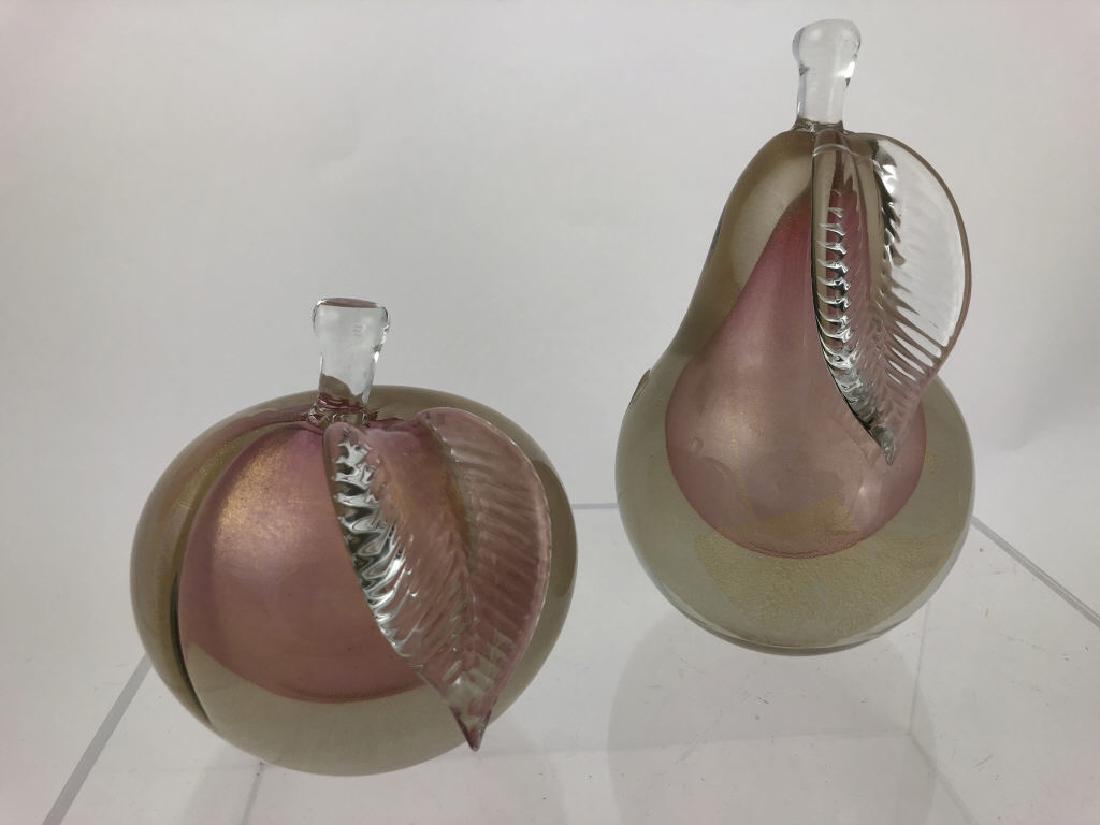 Stunning MidCentury Murano ArtGlass Fruit Bookends (1 of 7)