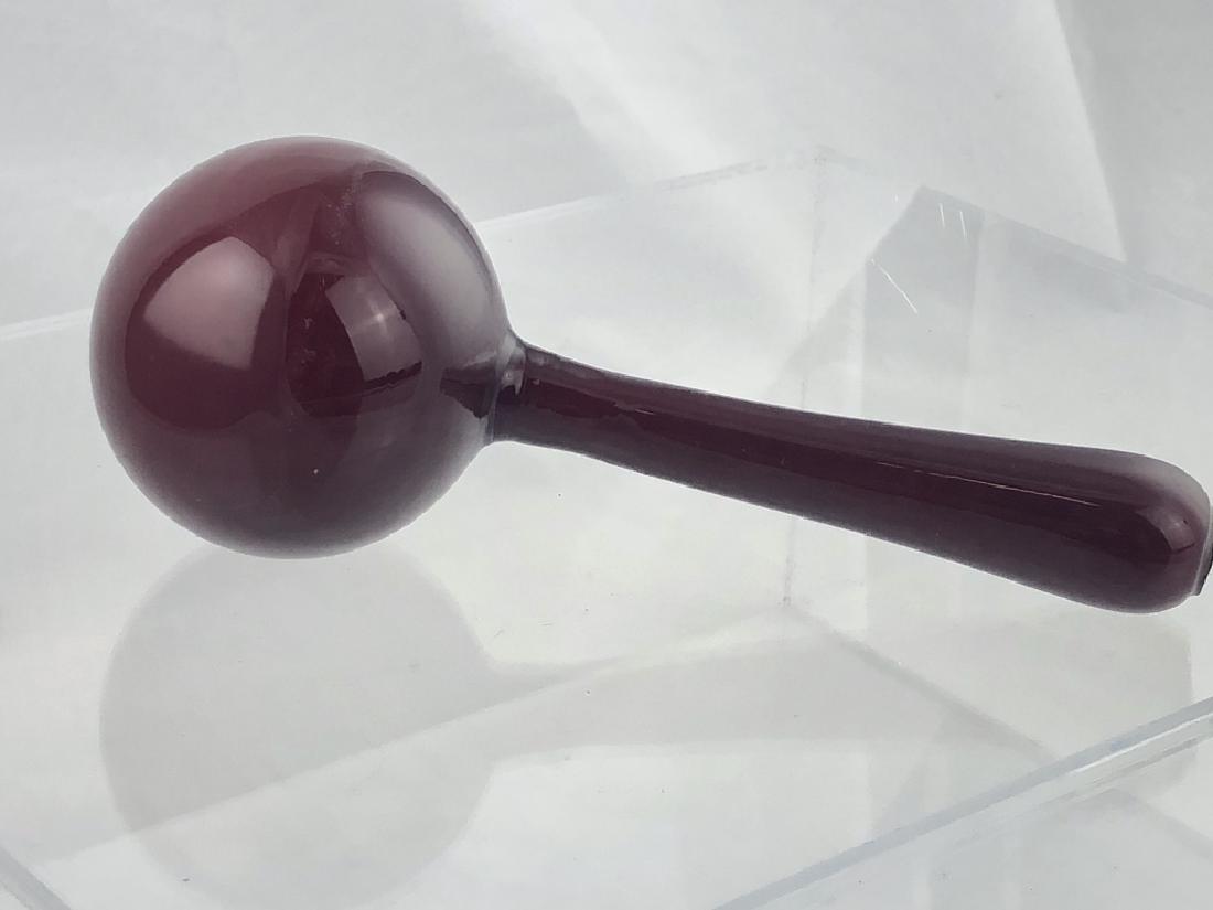 Fabulous Merlot Color Hand blown Sock Darning Egg (1 of 18)