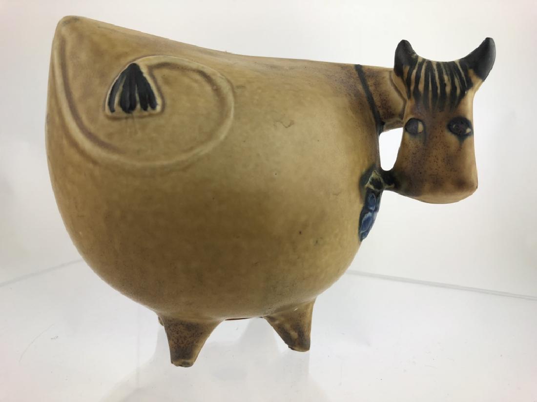 Danish Modern L. Larson Gustaverg Art Pottery Cow (1 of 6)