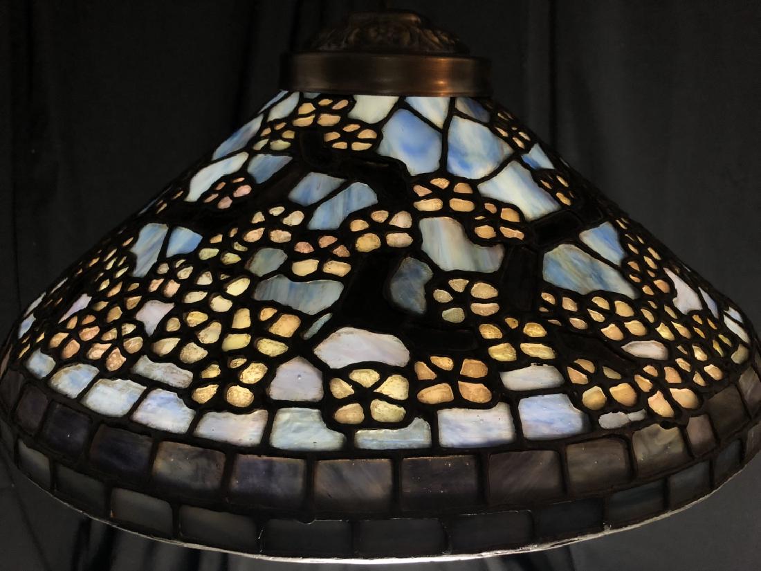 Beautiful Leaded Glass Hanging Pendant Light (1 of 13)