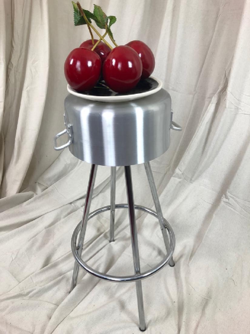 "Fun Pop Art" Stool w/ Sauce Pot Seat & Cherries (1 of 5)