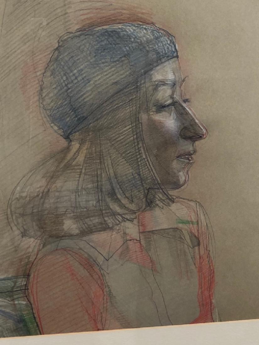 Jerome Witkin Signed Portrait of Sandy Blumberg (1 of 10)