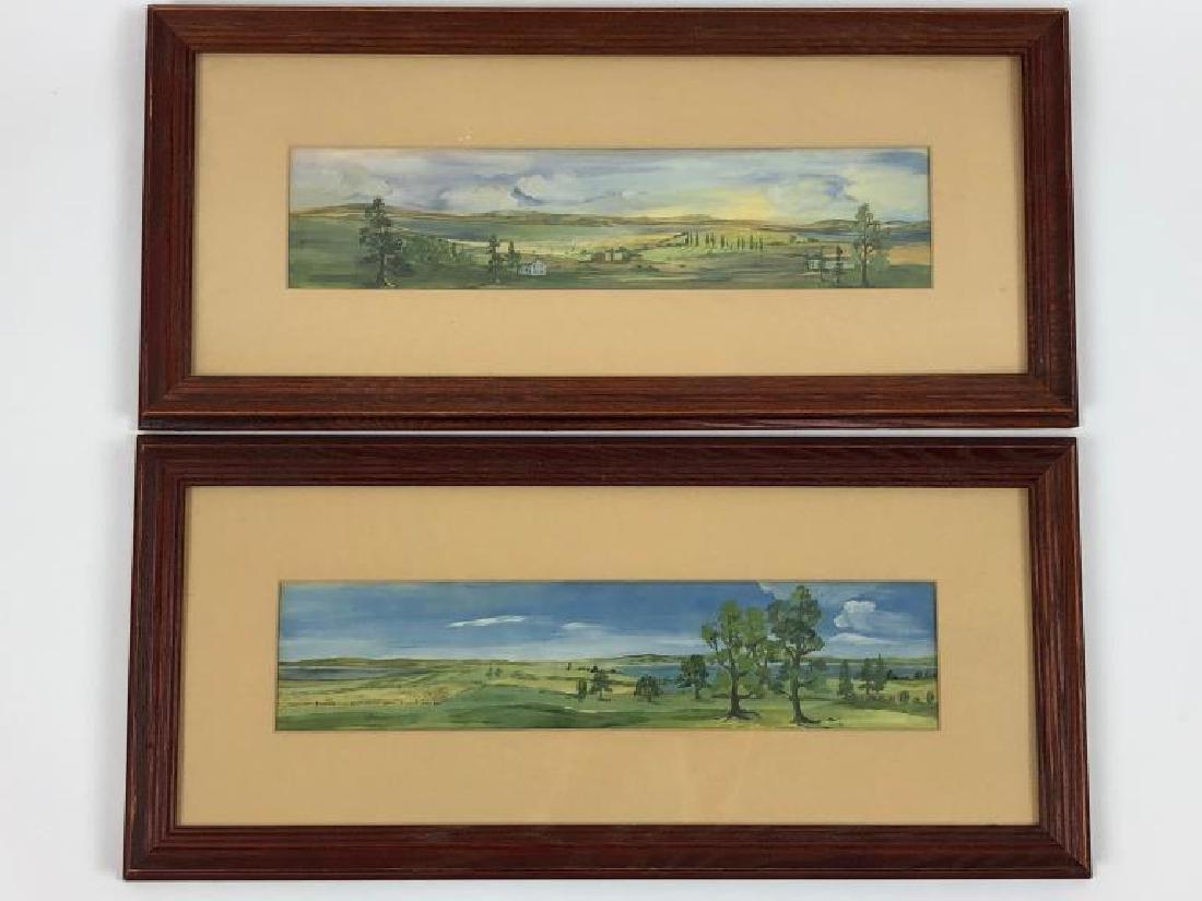 2 Framed Wonderful Watercolor Landscapes (1 of 17)