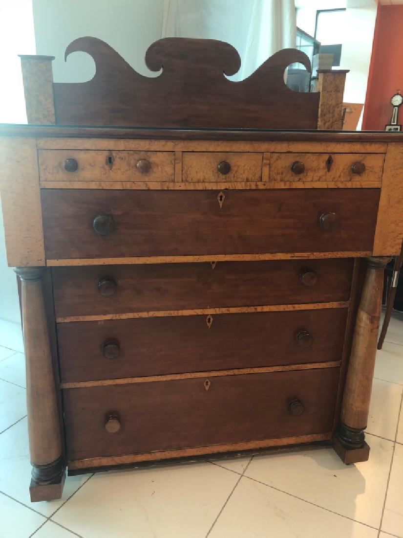 Fabulous Empire Cherry & Birdseye Chest of Drawers (1 of 13)