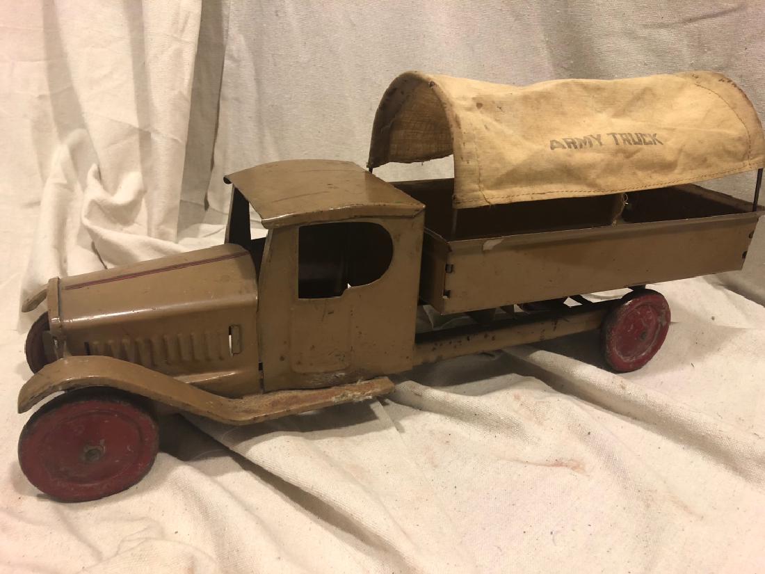 1920's Lg. Steelcraft Toy U.S.Army Transport Truck (1 of 11)