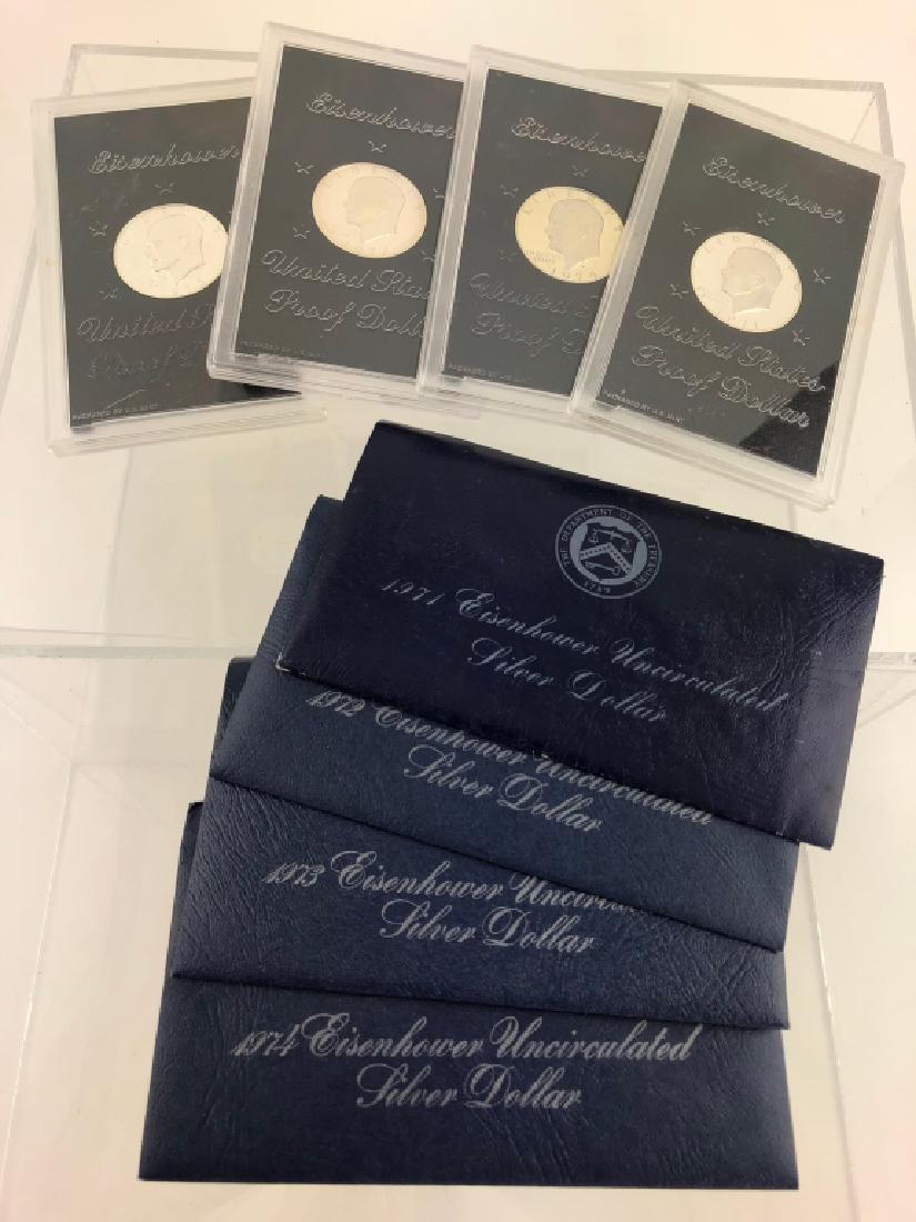Complete Set Uncirculated Proof Ike Dollars '71-74 (1 of 7)