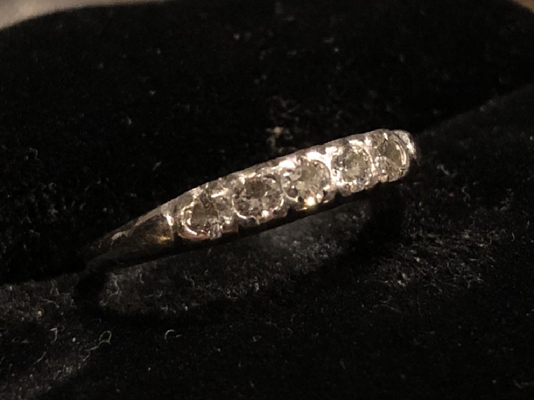 Platinum 5 Diamond Wedding Band (1 of 9)