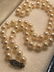 Classic Vintage Cultured Pearl Necklace 10k Clasp - 3