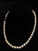 Classic Vintage Cultured Pearl Necklace 10k Clasp - 4
