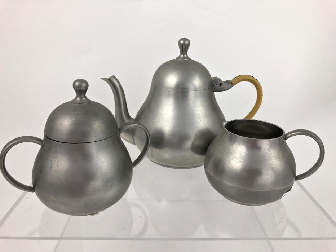 3 pc Vintage Pewter by Meeuws & Zoon (1 of 11)