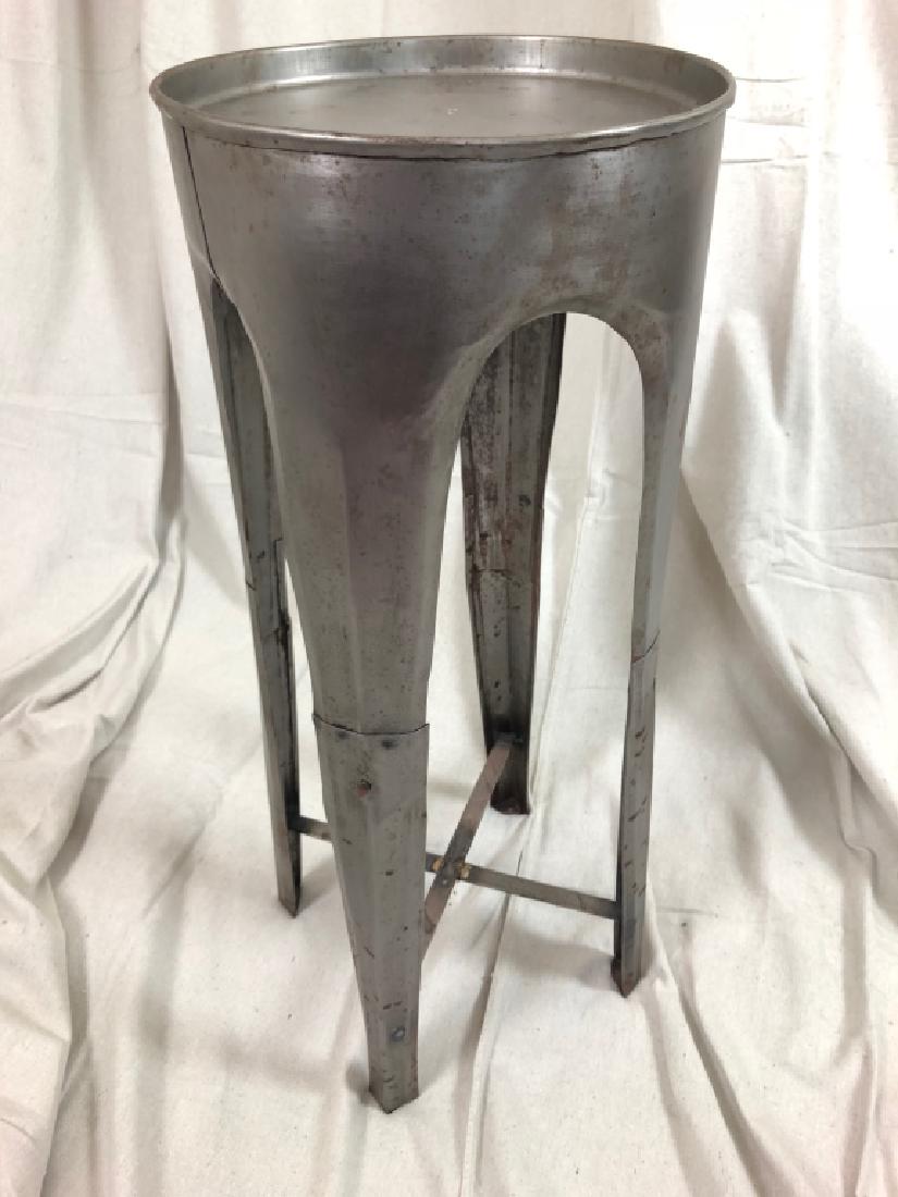 Metal Industrial Plant Stand / Accent End Table (1 of 10)