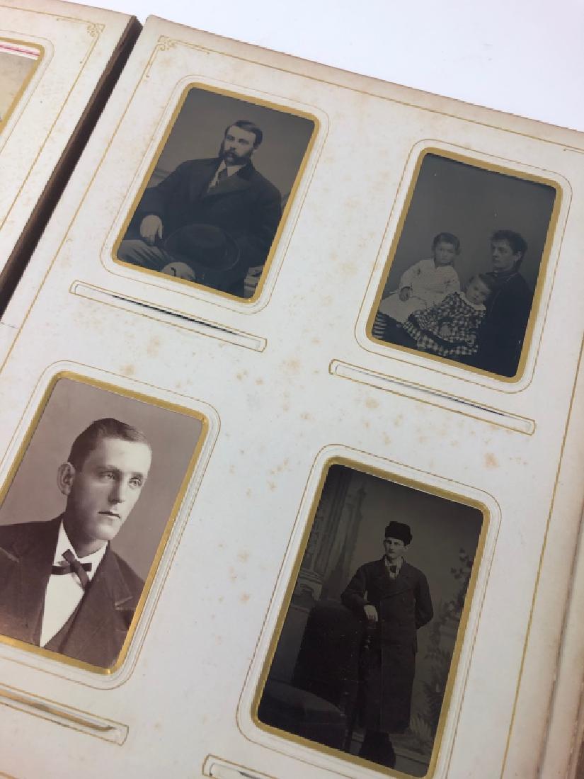 1880's Fine Leather Bound Album Cabinet & TinTypes (1 of 11)