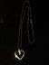 Ladies 14k White Gold Heart Shaped Diamond Pendant - 8
