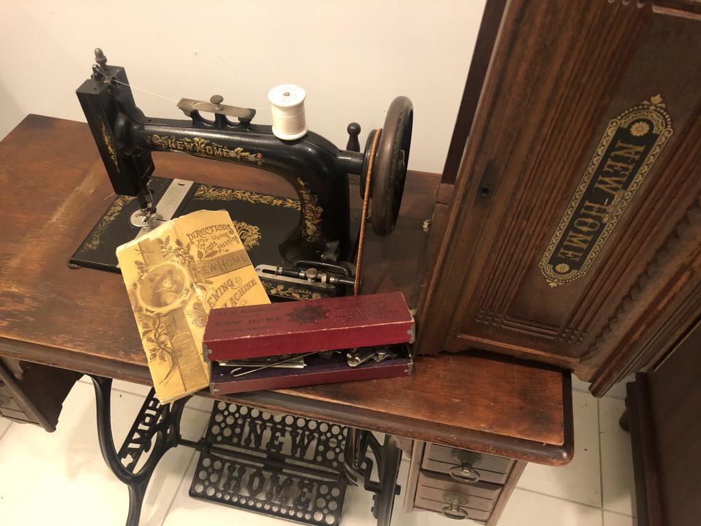 Antique Rare "New Home" Treadle Sewing Machine Jan 25, 2020 Terri