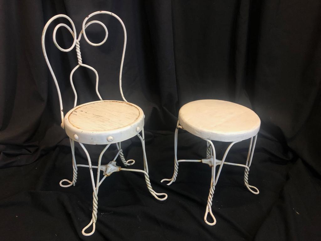 children's ice cream parlor table and chairs
