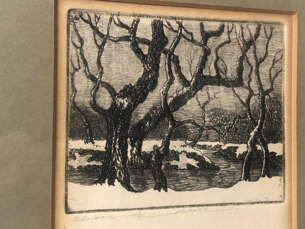 Original Benson Moore Etching "Upper Rock Creek" (1 of 12)