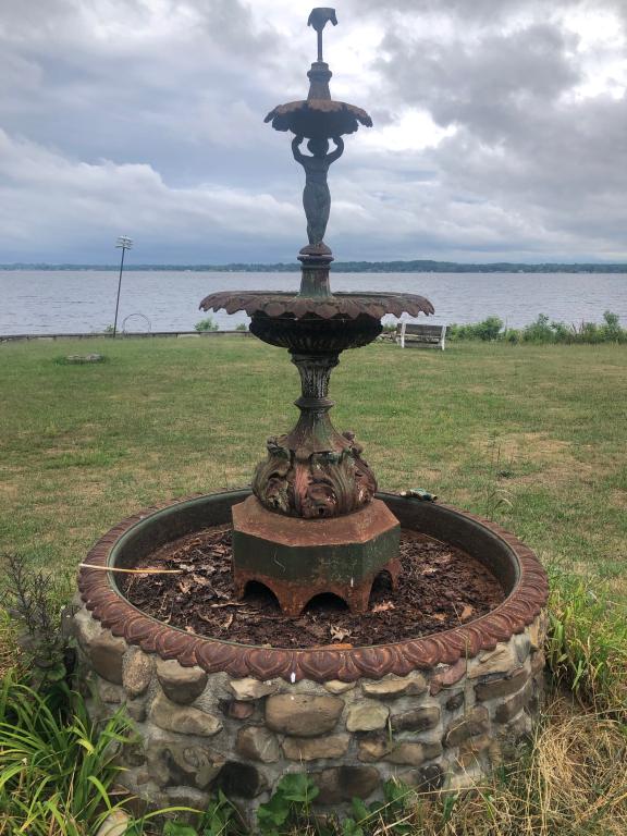 Stunning 6 ft. Cast Iron Cherub Outdoor Fountain (1 of 14)