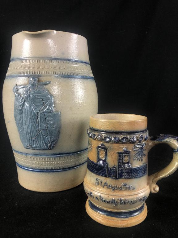 St. Augustine Whites Stoneware Mug & Pitcher (1 of 19)
