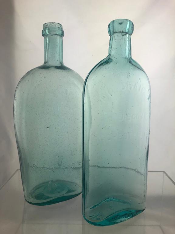 2 Rochester, NY Aqua Inscribed Historic Bottles (1 of 20)