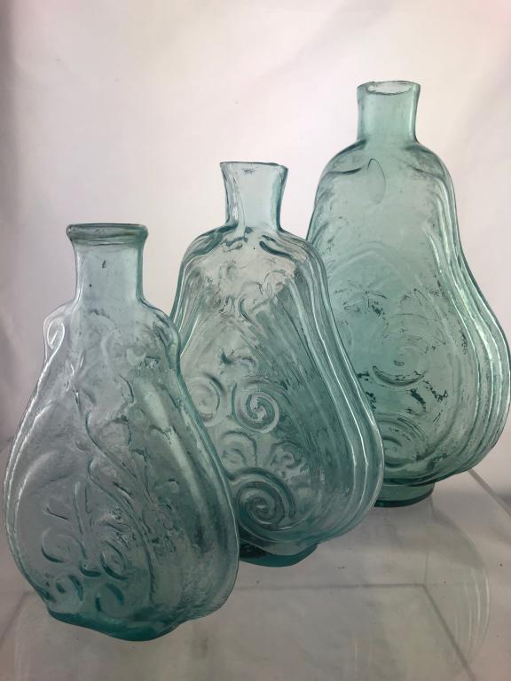 3 Sized Db. Scroll Historic Flask GIX-34, 10a, 5 (1 of 20)