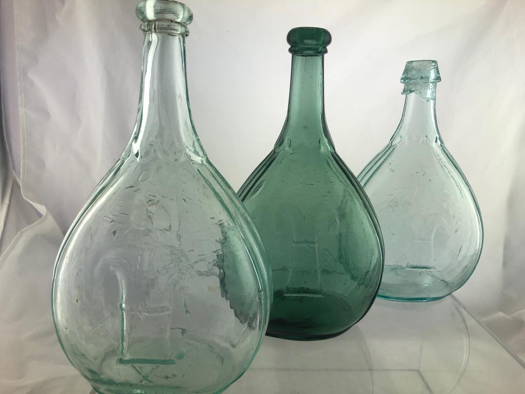 Lot of 3 Sheaf of Grain Flasks GXIII-46, 47, 43 (1 of 20)