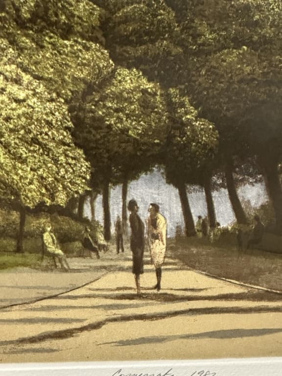 Conversations 1982 Litho by Harold Altman (1 of 10)