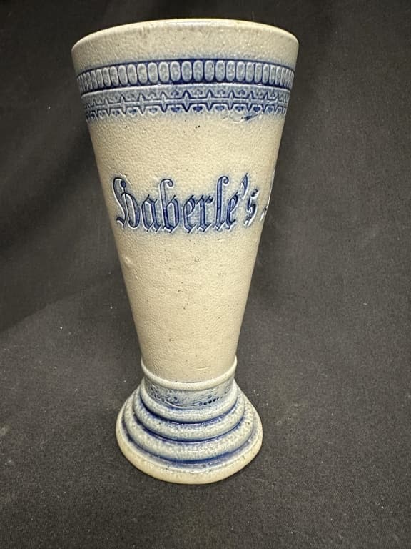 Haberle's Lager Pilsner 19thc Whites Pottery Auction