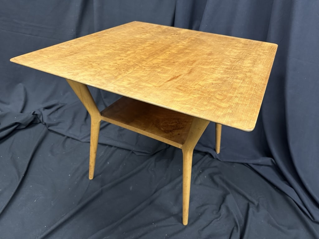 MidCentury Solid Wood Square 30" Accent Side Table (1 of 16)