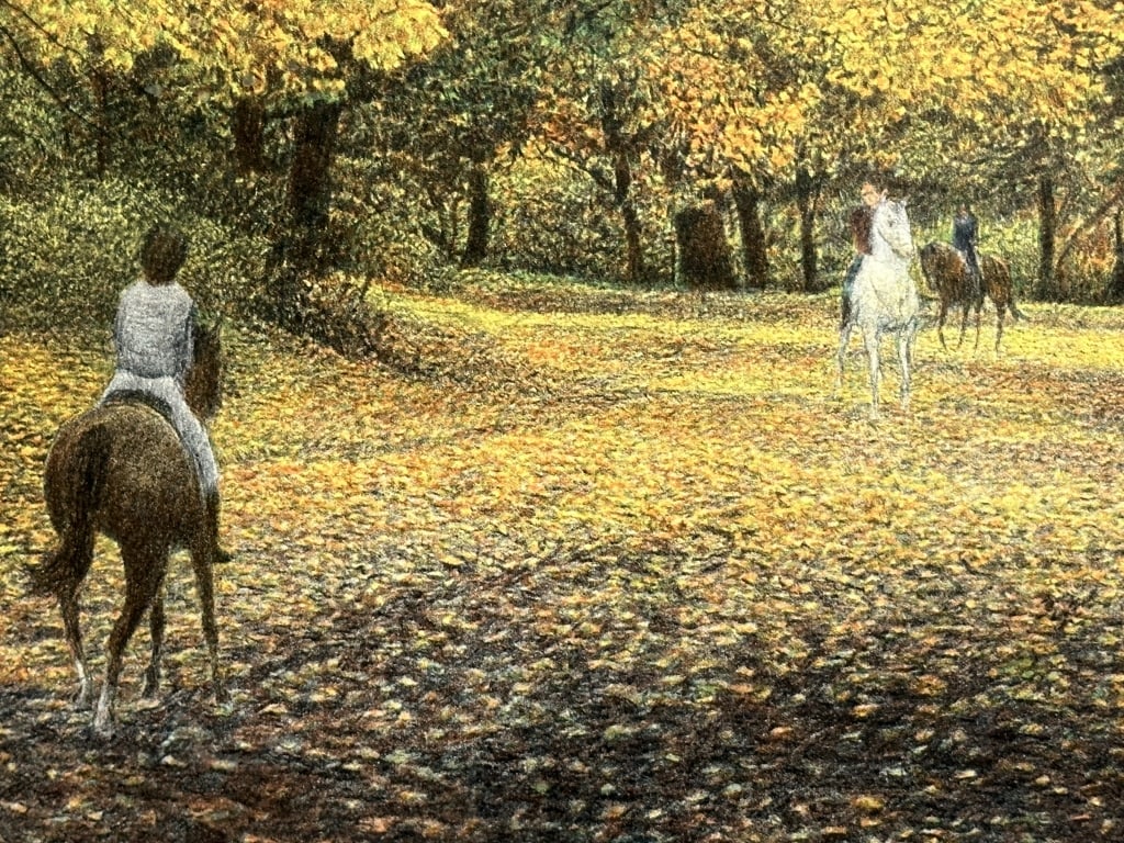 Original Signed Harold Altman "Autumn Riders" (1 of 15)