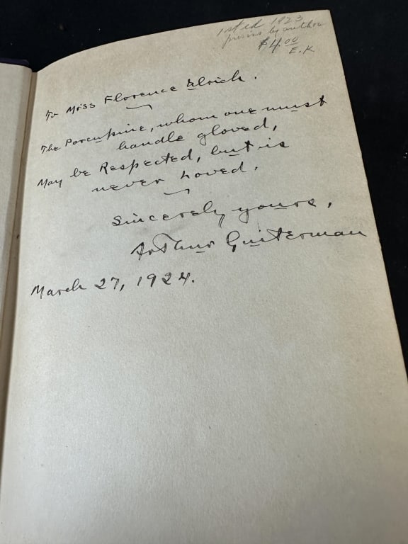 Signed Arthur Guiterman The Light Guitar 1st Ed. (1 of 5)