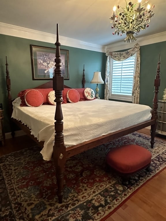 Classic Four-Poster Wood Frame King Bed Complete: Classic Four-Poster Wood Frame King Bed Complete This four-poster king bed frame features 71" high turned posts on a sturdy frame. Rich wood and a classic form make this piece a showstopper for any hi
