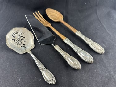 4 Towle Sterling Old Master Serving Utensils