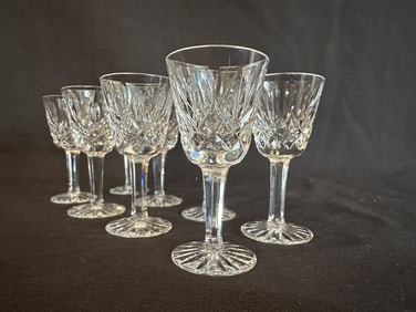 Set of 8 Waterford Lismore Cordial Sherry Glasses