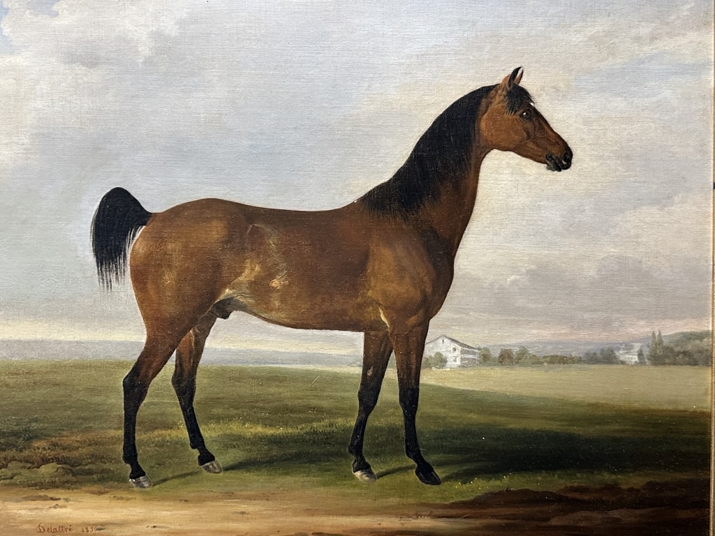 Henri Delattre Horse Portrait Oil on Canvas 1856 (1 of 14)